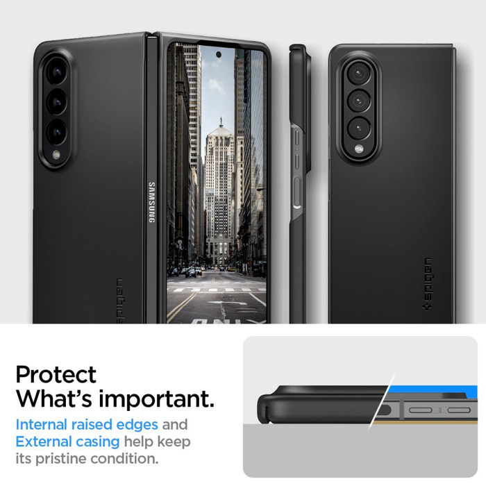 Spigen AIRSKIN GALAXY Z FOLD 4 BLACK