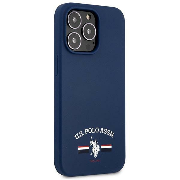  US POLO   13 Pro Max Silicone Collection Navy Blue Case