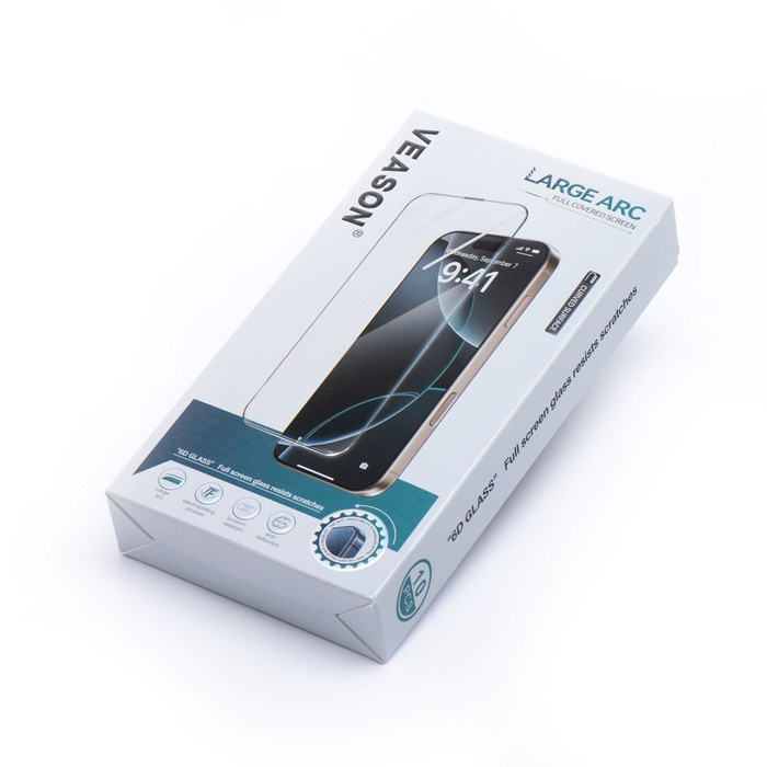 Szkło Hartowane 6D Pro Veason Glass (SET 10in1) - do Iphone XR / 11 czarny