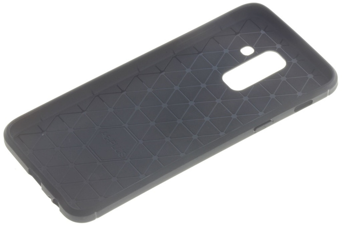 Cover Cover Samsung Galaxy A6+ Plus 2018 Carbon Silicone