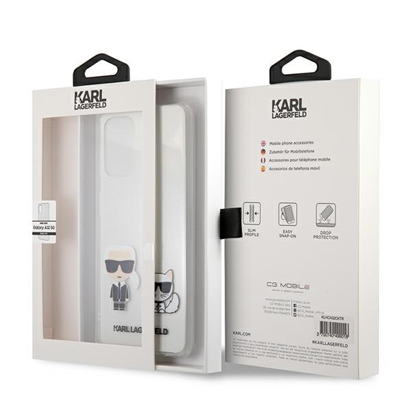 Coque KARL LAGERFELD Samsung Galaxy A32 5G Karl & Choupette Clear Hardcase