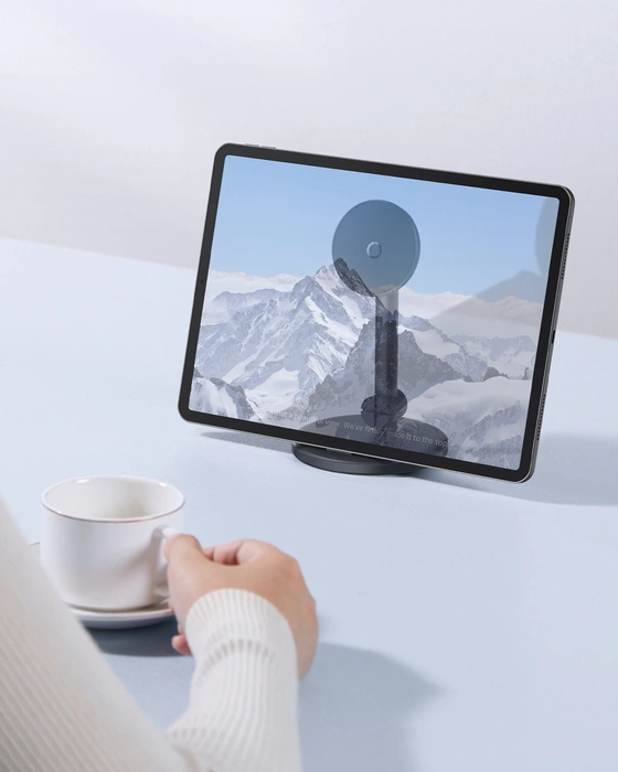 Magnetic Desktop Phone Stand Baseus MagPro (black)