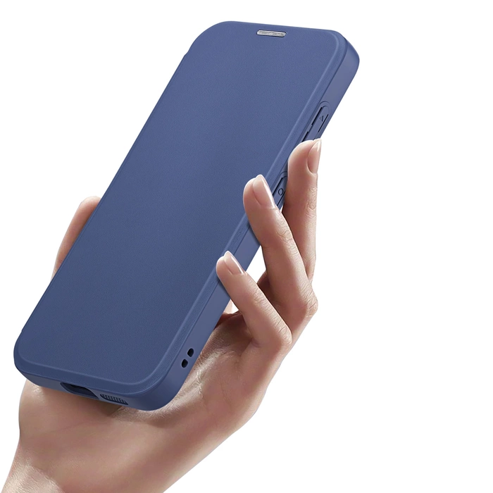 Coque Dux Ducis Skin X Pro avec anneau/support magnétique pour Samsung S24+ - bleue