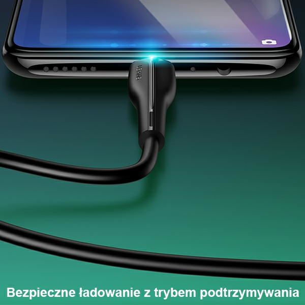 USAMS USB MicroUSB Kabel U38 zu OPPO 4A Schnellladung 1m Weiß