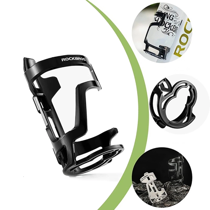 Rockbros 31210012001 Fahrrad-Trinkflaschenhalter – Schwarz