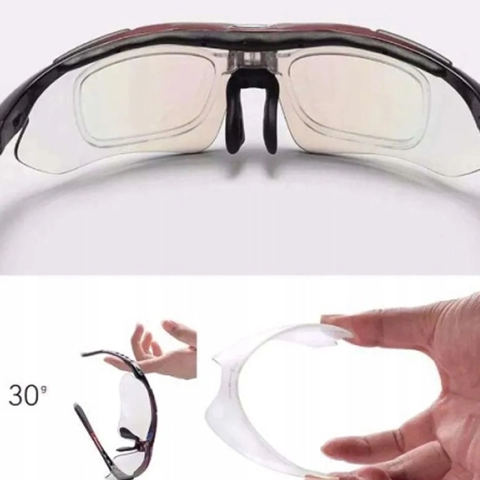 Lunettes de vélo polarisées Rockbros 10003 noires