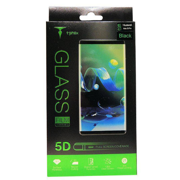 GLASS T-PHOX 5D HUAWEI MATE 30 PRO black