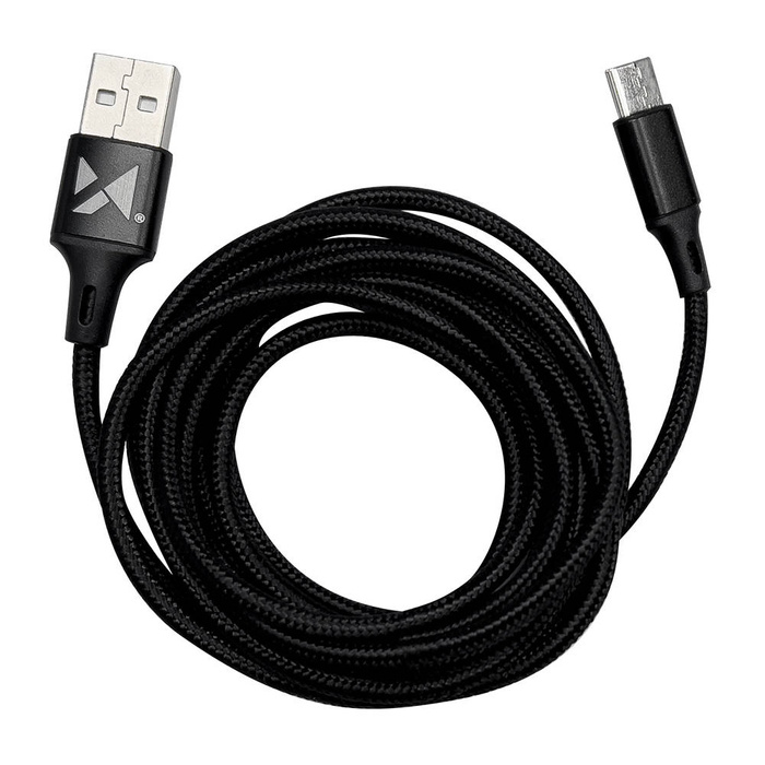 Wozinsky USB kabel - USB Typ C 2.4A 2m černý (WUC-C2B)