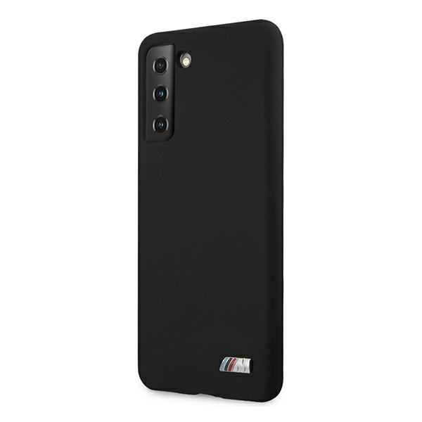 Puzdro BMW Samsung Galaxy S21 Silicone M Collection BMHCS21SMSILBK Black Case