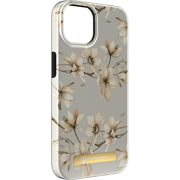 FORCELL F-PROTECT Mirage futerał kompatybilny z MagSafe do IPHONE 14 Plus spring flowers