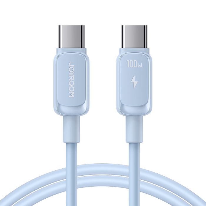 Câble USB C - USB C 100W 1,2m Joyroom S-CC100A14 - Bleu