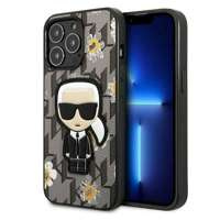 Case KARL LAGERFELD Apple iPhone 13 13 Pro Flower Iconik Karl Grey Case