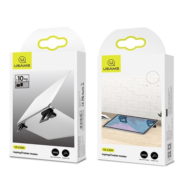 Support pour ordinateur portable et tablette USAMS 2pcs noir