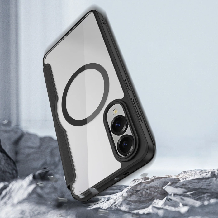 Dux Ducis Skin X Pro Hülle mit MagSafe für Samsung Galaxy S25 Edge - Schwarz