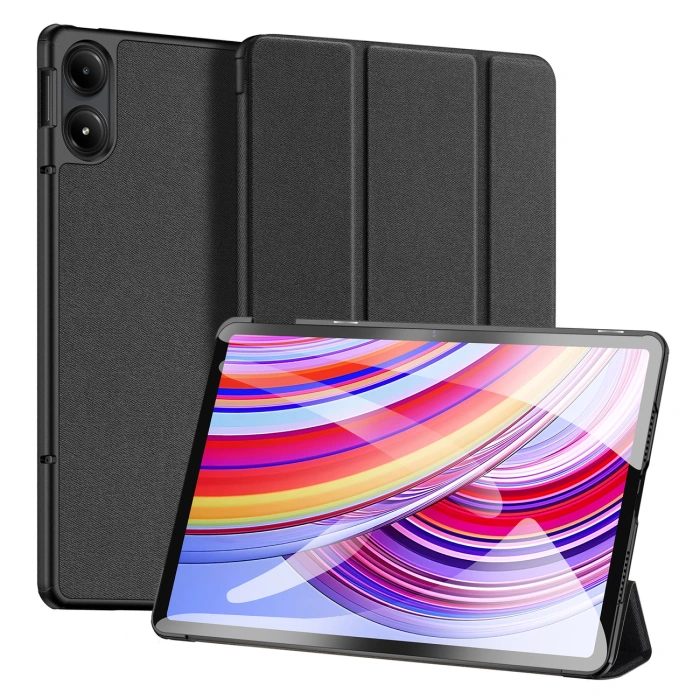 Etui Dux Ducis Domo z klapką i smart sleep na Xiaomi Redmi Pad Pro (4G/5G)/Poco Pad 12.1- czarne