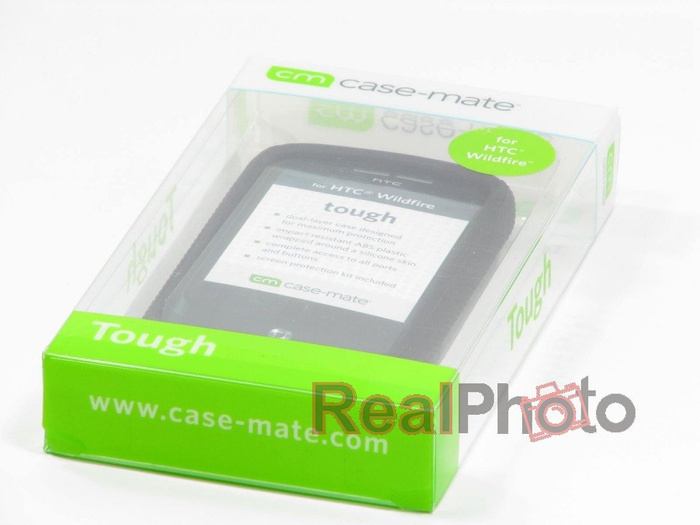 CASE-MATE Tough Hybrid HTC Wildfire Hybrid Black