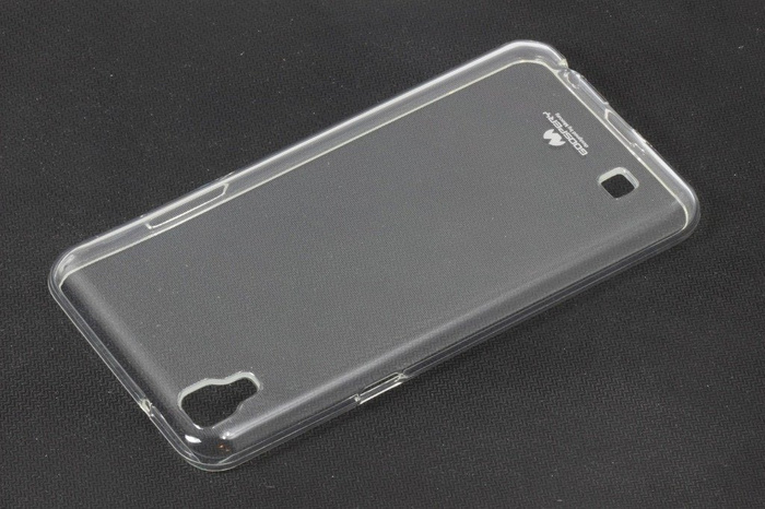Puzdro MERCURY Jelly Case LG X Power Transparentný silikónový kryt