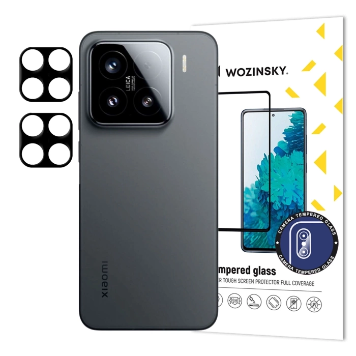 Wozinsky Vollkameraglas für Xiaomi Redmi Note 14 Pro 4G, 2er-Pack