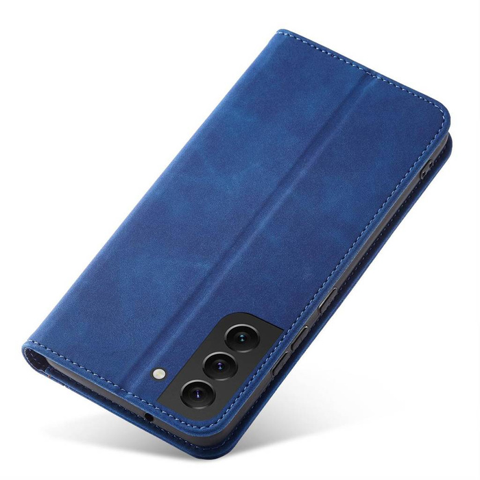 Magnet Fancy Case para Samsung Galaxy S23 flip cover wallet stand blue