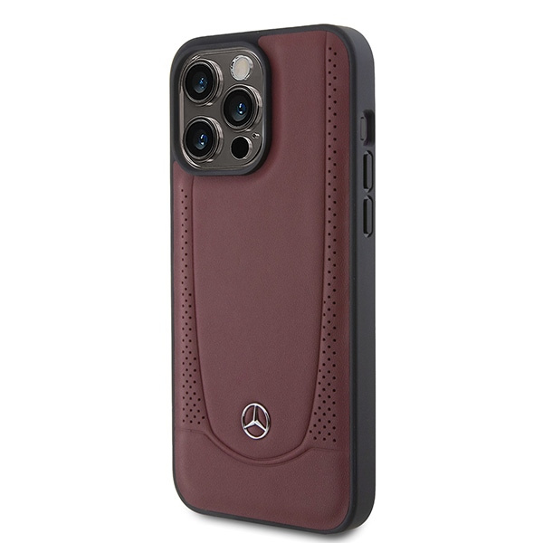 Etui Mercedes MEHCP15LARMRE iPhone 15 Pro 6.1" czerwony/red hardcase Leather Urban Bengale Case
