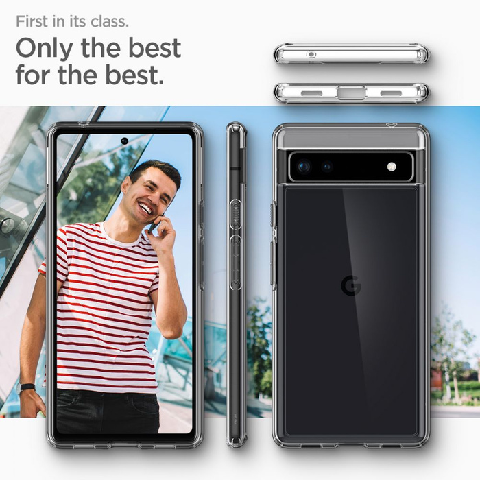 Case Spigen Ultra Hybrid Google Pixel 6a Crystal Clear