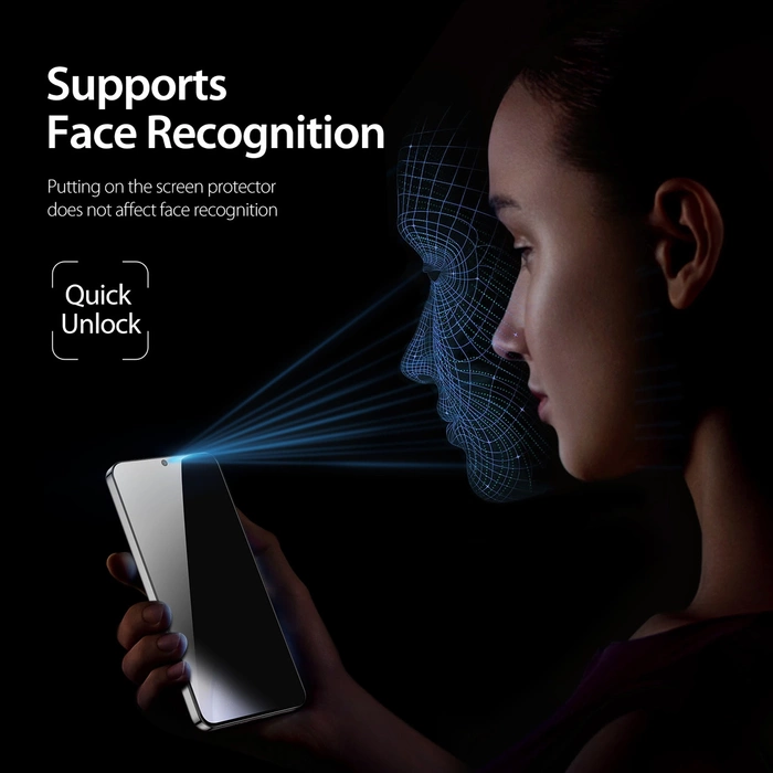 Dux Ducis Glass Privacy for Samsung S24 - with black frame