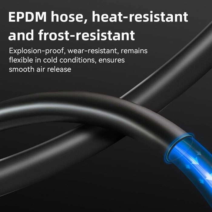 Pompa a pedale Rockbros 42430001001 con display - nera