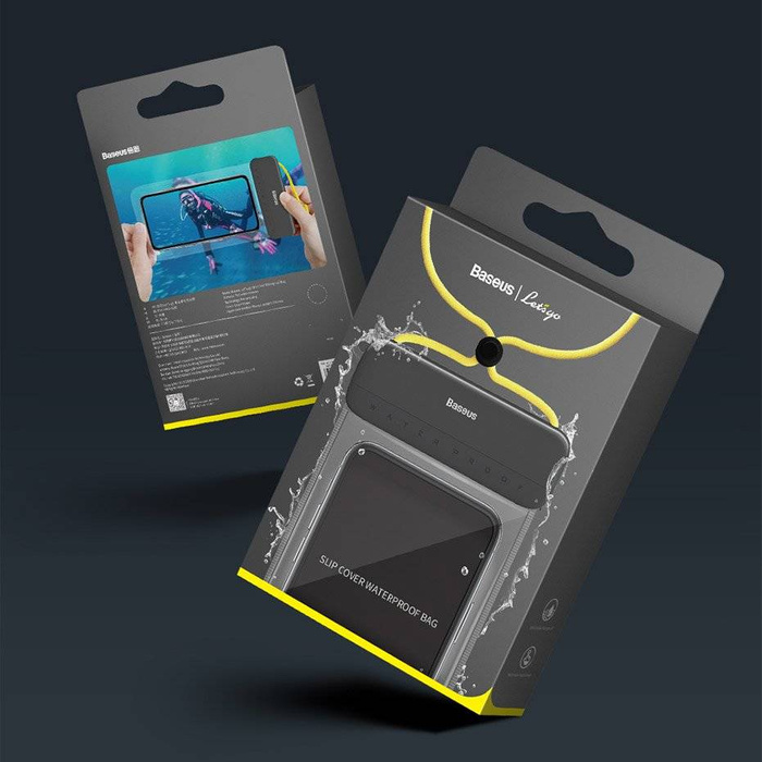Baseus Waterproof phone Case IPX8 7,2'' yellow (ACFSD-DGY)