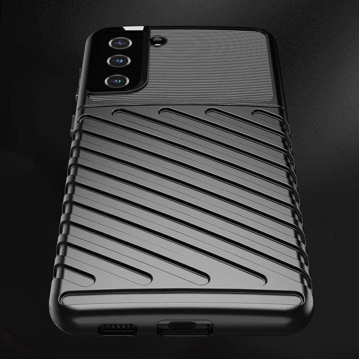 Custodia in TPU Thunder Case flessibile e resistente per Samsung Galaxy S22+ (S22 Plus) nera