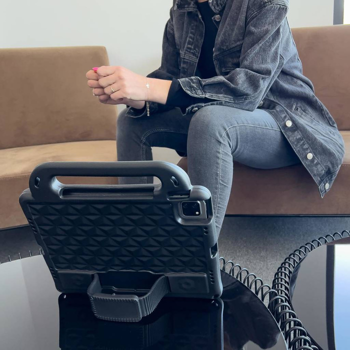 Diamond Tablet Case gepanzerte Softcase für iPad mini 5/4/3/2/1 mit Platz für einen grünen Stylus