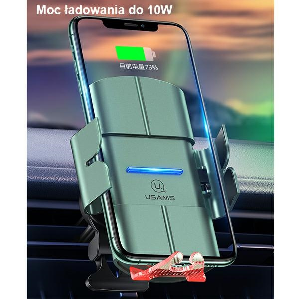 Držák USAMS Indukční mřížka 10W Automatic Starod US-CD133 CD133ZJ01 Black