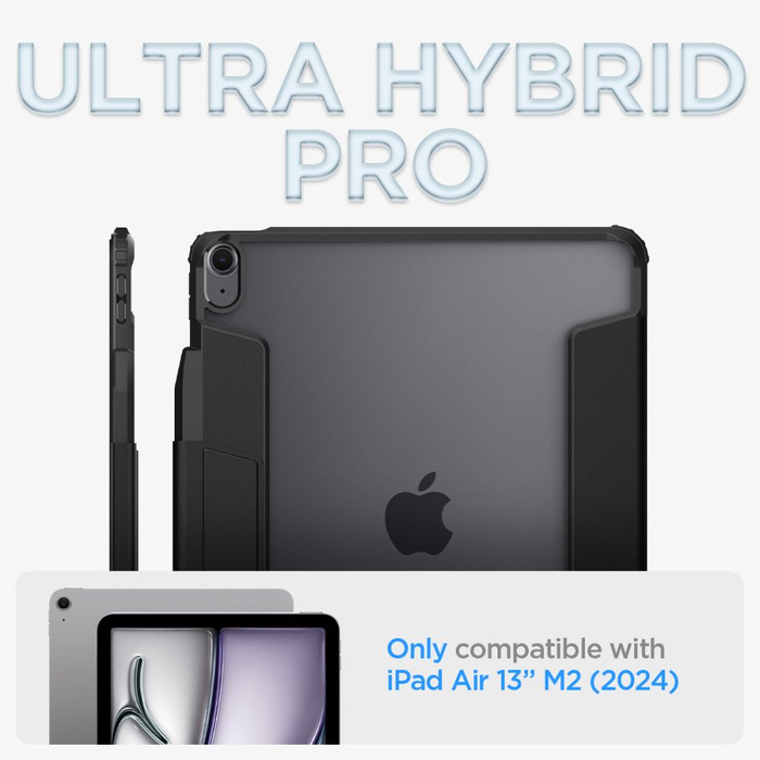 Spigen Ultra Hybrid IPad "PRO" AIR 13 2024 SCHWARZ