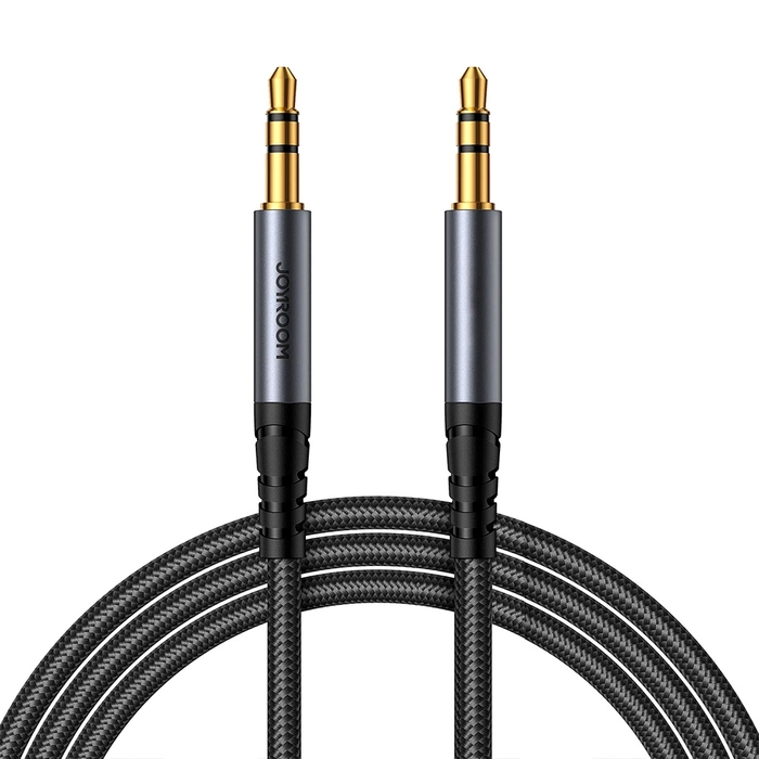 Cavo audio stereo Joyroom AUX mini jack da 3,5 mm 1,2 m nero (SY-A08)