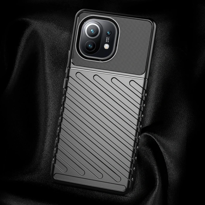 Thunder Case elastyczne pancerne etui pokrowiec Xiaomi Mi 11 niebieski