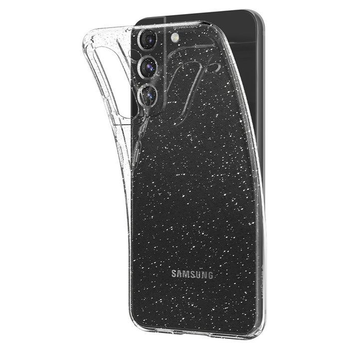 Pouzdro SPIGEN Galaxy Glitter průhledné třpytivé Case z Liquid Crystal