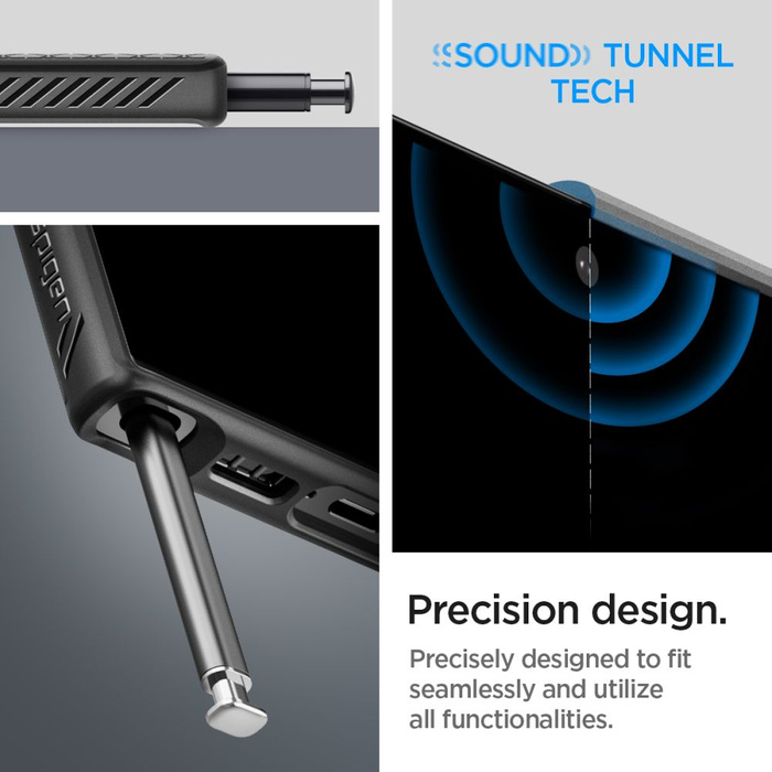 Obal Spigen Liquid Air Galaxy S23 Ultra MATTE Černá Case