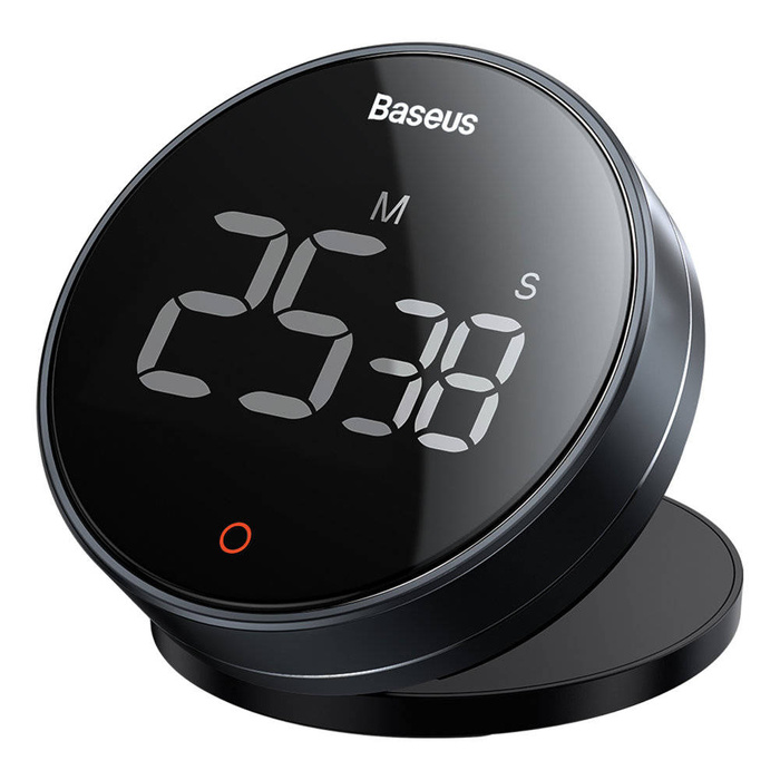 Baseus Heyo Pro Rotary Countdown Timer Časovač Elektronický časovač Šedý (FMDS000013)