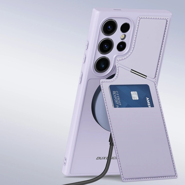 Custodia Dux Ducis Rafi ll Mag per Samsung Galaxy S24 Ultra - viola