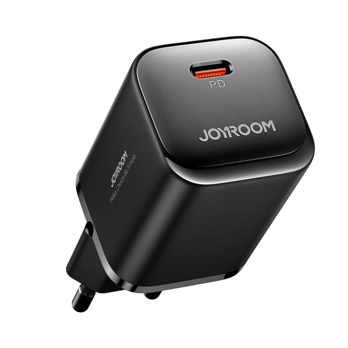 Joyroom JR-TCF07EU Speed ​​Series 30W USB-C PD/QC/AFC/FCP Wandladegerät – Schwarz