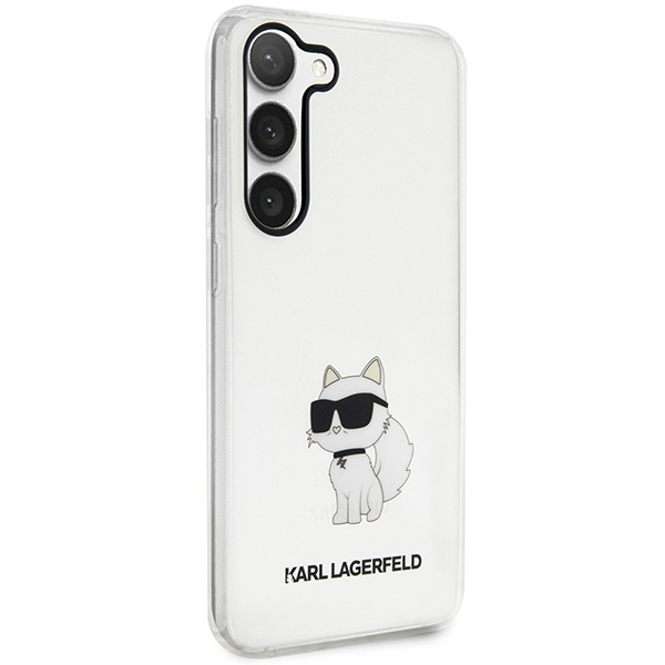 Hülle Karl Lagerfeld Klhcs23shnchtct S23 S911 Transparent Hartcase Ikonik Choupette Case