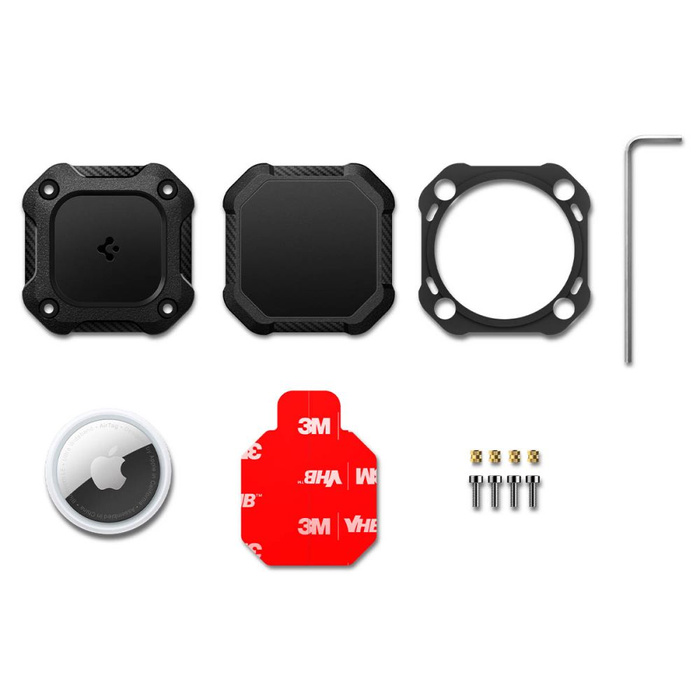 Spigen Tough Armor Apple AIRTAG 1 / 2 SCHWARZ