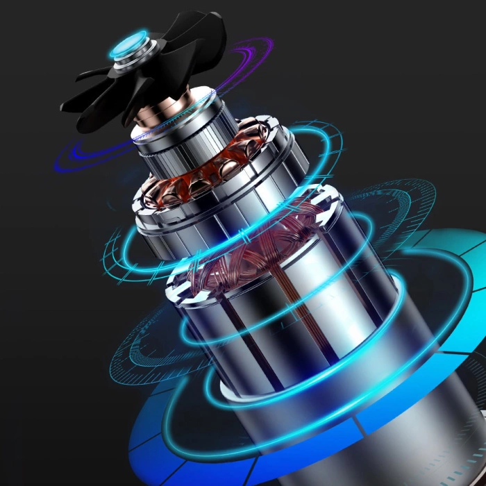 Baseus CRCQ000001 Mini-Reifenkompressor für Zigarettenanzünder – Schwarz