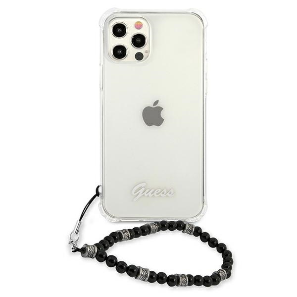 Coque GUESS Apple iPhone 12 Pro Max Black Pearl Clear Hardcase