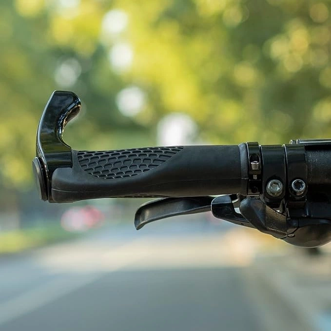 Set portabiciclette Rockbros BT1007B con clacson - nero