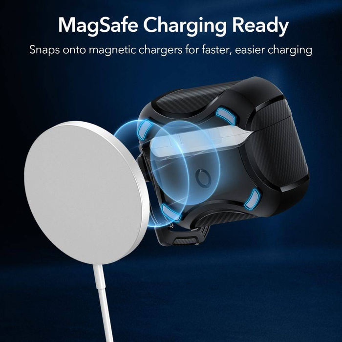 Esr Cyber Armor Halolock MagSafe Apple Airpods Pro 1 / 2 Fekete