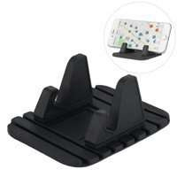 Silicone Car Phone Holder Dashboard Desktop Stand black