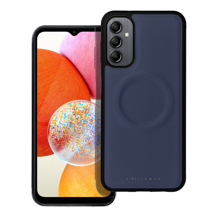 ROAR futerał MAG MORNING do SAMSUNG A14 Granatowy