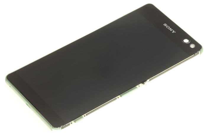 SONY Xperia C5 Ultra fekete és zöld A fokozatú LCD érintőkijelző Eredeti