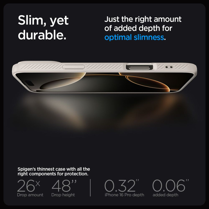 Spigen Liquid Air IPhone 16 PRO MAX TITANIO NATURAL