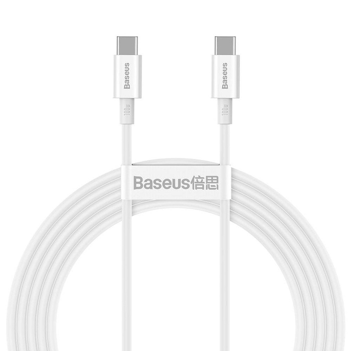 Baseus Superior Series Fast Charging Data Cable Type-C to Type-C 100W 2m White